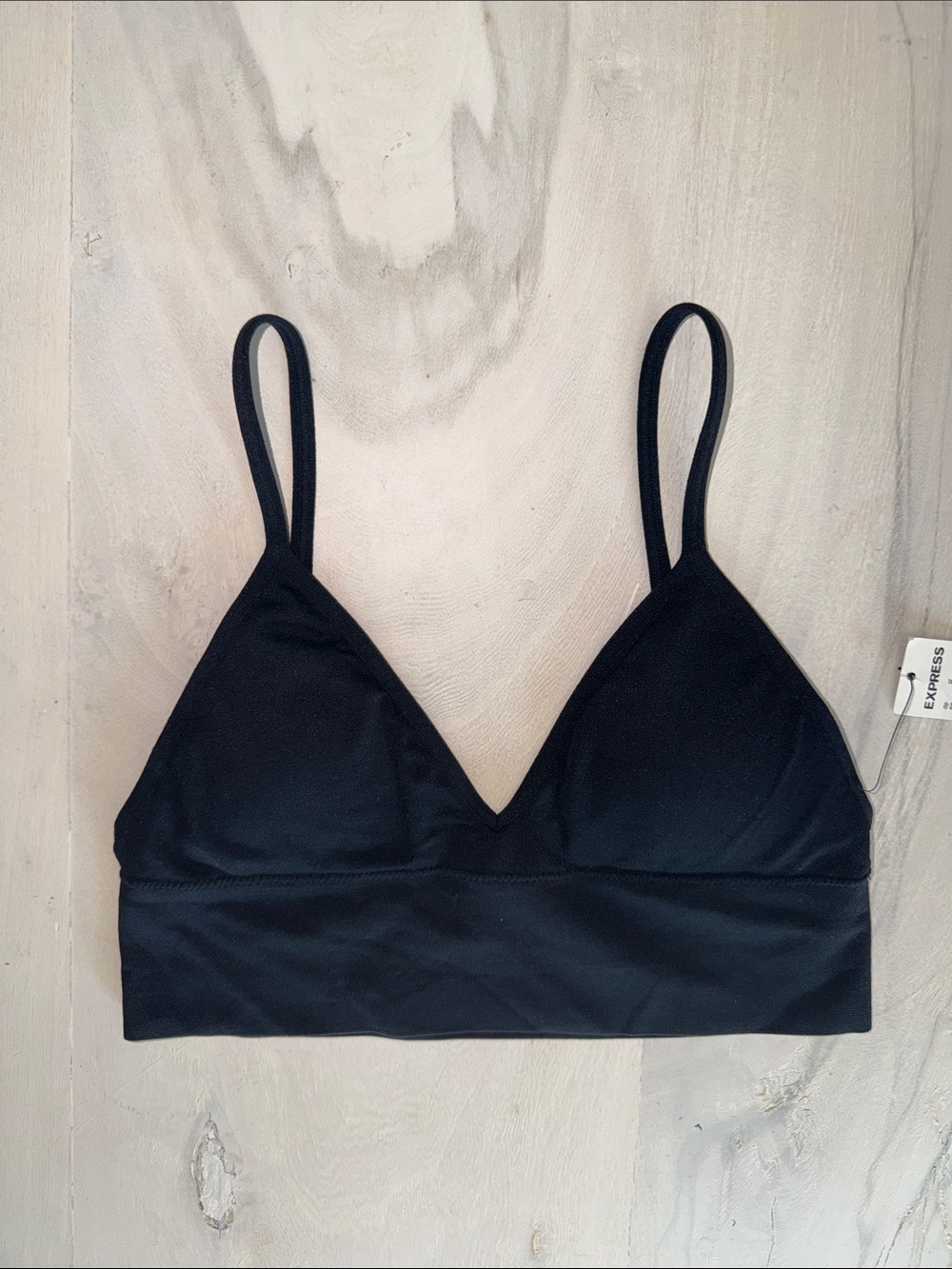NWT Express Black Triangle Bralette